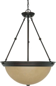 Nuvo Signature 3 Light 20 inch LED Mahogany Bronze ES Pendant/Chandelier $300 - Picture 1 of 1