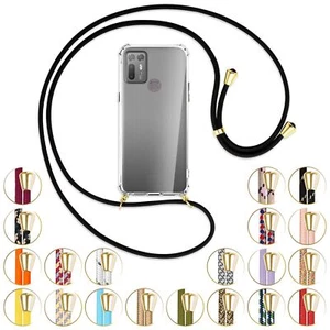 Collana (O) per HTC Desire 20 Plus Cover protettiva Custodia con catena cordino - Foto 1 di 71