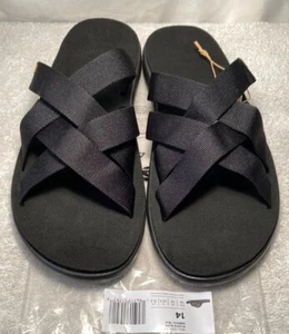 Teva Mens Voya Slip On Slide Flip-Flop Black UK 13 / 48.5