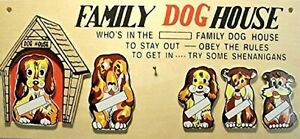 Plaque Family Dog House