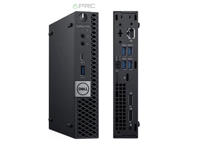 Dell OptiPlex 7060 Micro Intel Core i7 8th Gen 16GB RAM 238GB SSD Windows 10 Pro - Image 1 of 1