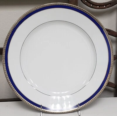 Haviland  SYMPHONIE BLUE PLATINUM Dinner Plate Never Used BRAND NEW Foto 1 de 3