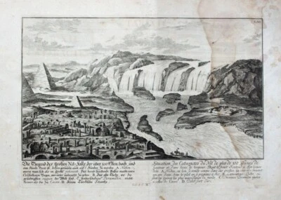 Fischer v. Erlach Tisissat Wasserfall Äthopien Theben Luxor Pyramide Ägypten Nil - Bild 1 von 3