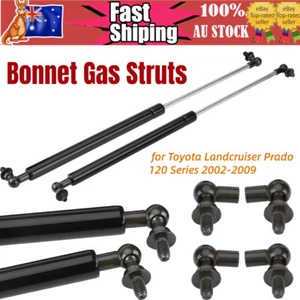 Pair Bonnet Gas Struts for Toyota Landcruiser Prado 120 Series 2002-2009 - Picture 1 of 12