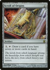 1X Scroll of Origins - Saviors of Kamigawa - NM/EX MTG CARD