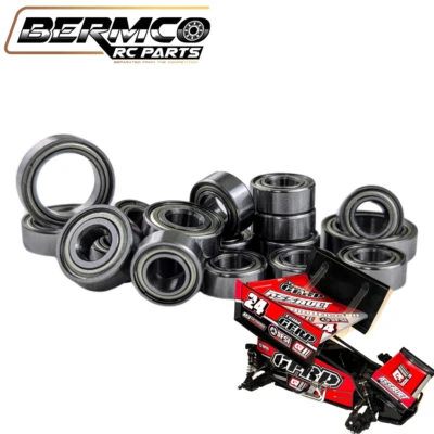 Bermco RC Parts GFRP Assault 2024 23 21 Hybrid Ceramic Bearing Kit Dirt Oval Car - Image 1 of 4