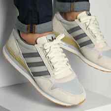 adidas Originals Men's ZX 500 Trainers in Aluminium & White Shoes