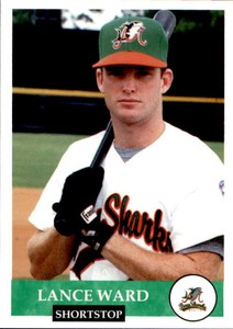 1994 Mobile Baysharks Collect-A-Sport #22 Lance Ward Faulkner State Card