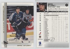 2000 ITG Be A Player Memorabilia Gold Chicago Sun-Times November /10 Brad Stuart