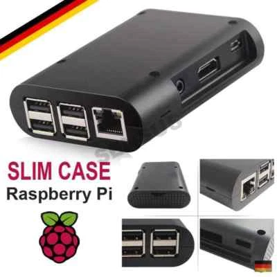 Raspberry Pi 3 / 2 Model B Gehäuse / Raspberry Pi B+ Case (schwarz) - Bild 1 von 4