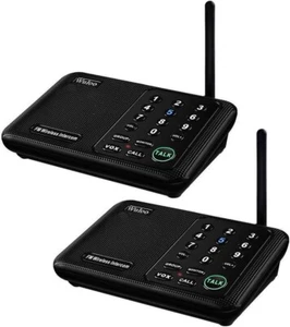 2 Wuloo Intercoms Wireless for Home 1 Mile (5280 Feet) Range 10-Channel Wireles - Picture 1 of 15