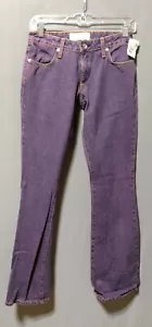 Paper Denim & Cloth - girls purple cotton long pants ring x ring denim - size 25 - Picture 1 of 6