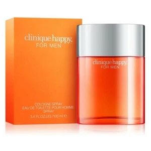 CLINIQUE HAPPY Pour Homme Cologne edt for Men 3.4 oz 3.3 New in Box - Picture 1 of 2