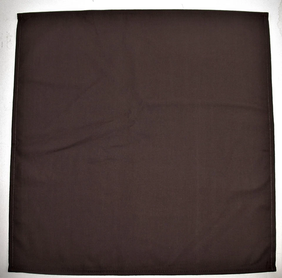 (6) Servilletas Riegel Permalux Calidad Restaurante ~ Chocolate 20" x 20" Cuadrado NUEVO Foto 1 de 1