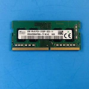 SK HYNIX 2GB 1Rx16 DDR4 PC4-2133P Memory Laptop Ram HMA425S6AFR6N-TF - Picture 1 of 2