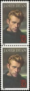 US 3082 Legends of Hollywood James Dean 32c vert pair MNH 1996 - Picture 1 of 1