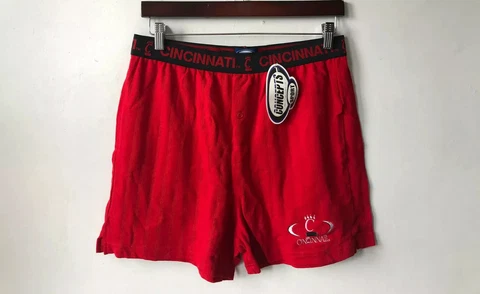 vintage UC cincinnati bearcats lounge boxer shorts mens size large NWT 90s 🏀 Cover