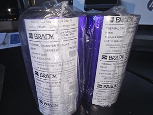 Thermal Transfer Ribbons R6107 110MMX300M 4.33'' X 328 LYDS - Quantity 2 - Zdjęcie 1 z 1