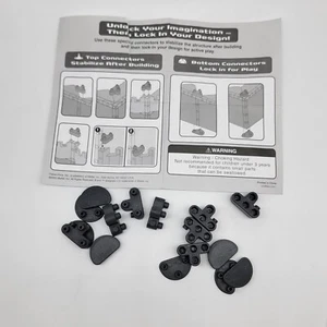 Fisher Price Battle Castle Top Bottom Connectors - Picture 1 of 3