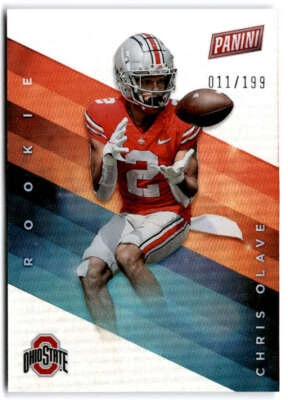 2022 Panini Father's Day Rookies Holo #RC14 CHRIS OLAVE /199 Ohio State Buckeyes - Image 1 of 2