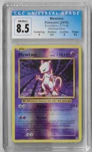 Pokémon Evolutions Mewtwo 51/108 2016 holograma inverso casi nuevo/m+ 8,5 subgrados CGC - Imagen 1 de 2
