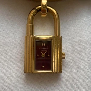 Hermes Kelly Watch Wine Red Dial Quartz 1996 Vintage Used From Japan F/S - Picture 1 of 12