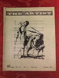 The ARTIST October 1957 Antimo Beneduce Edward Hall Hugh Chevins Ben Stahl - Imagen 1 de 1