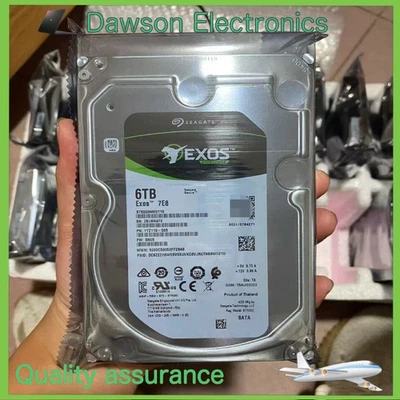 Seagate 7E8 Exos ST6000NM0115 Enterprise 6TB 7.2K 6Gb/s 3.5" SATA Hard Drive - Image 1 of 3