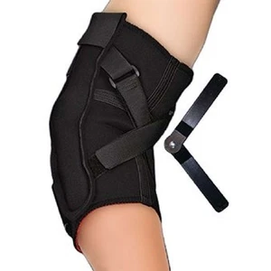Soporte de prevención de hiperextensión de codo con bisagras Bell-Horn negro mediano - Imagen 1 de 2