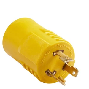 Adaptador de corriente de generador de tierra para autocaravana Suplevel NEMA L5-30P a 5-15/20R, marino 3 P... - Imagen 1 de 6
