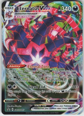 Pokemon Eternatus VMAX - SWSH045 SWSH: Sword & Shield Promo Cards Promo NM - Image 1 of 2