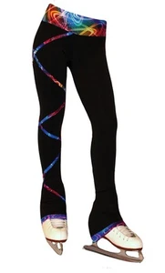 Figure Skating Criss Cross Pants - Silver Sky (Child Small) - Picture 1 of 5
