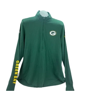 Green Bay Packers Under Armour Combine Authentic 1/2 Zip Pullover Mens XL NFL - Picture 1 of 9