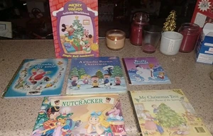 Lot of 6 Vintage Christmas Book 4-Golden,1- Nutcracker Pop Up,1-Disney Activity  - Bild 1 von 6