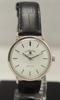 Vintage Favre Leuba Twin Power Manual Winding Swiss Made Men's Watch. - Image 1 of 4