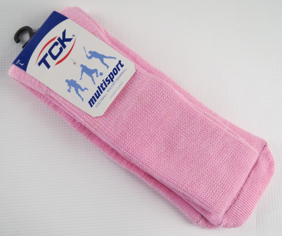 TCK Multideporte Tubo Calcetines Rosa Talla L (Grande) Fútbol Fútbol Béisbol Nuevos con Etiquetas Foto 1 de 3
