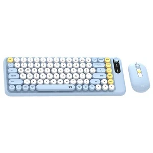 Fantech GO MOCHI85 75% Wireless Keyboard and Mouse Combo - Blue (KBFTWK898BL) - Picture 1 of 1