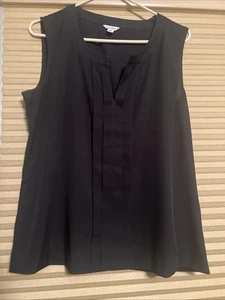 Calvin Klein Bluse Damen L Schwarz Ärmellos. geringes Gewicht - Bild 1 von 5