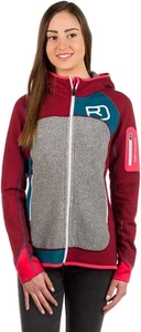 Chaqueta para mujer Ortovox extra pequeña roja gris polar pila cremallera completa - Imagen 1 de 11