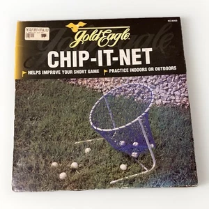 Gold Eagle Golf Chip-it-Net. White Metal/ Blue Net 17 3/4”x15” New Open Box - Picture 1 of 8