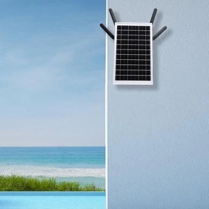 Outdoor WiFi Router with 12W Solar Panel for Camping and Remote Monitoring - Picture 1 of 18