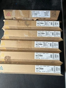 Ricoh Genuine Original Toner Cartridge C400. 842236 Y x4, 842238 cx1 842040 mx1 - Photo 1/1