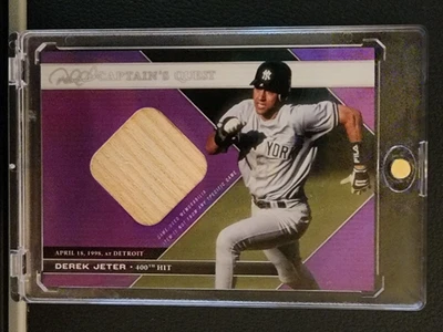 2022 Topps X Derek Jeter - Call of the Captain Derek Jeter reliquia púrpura/50 Foto 1 de 2