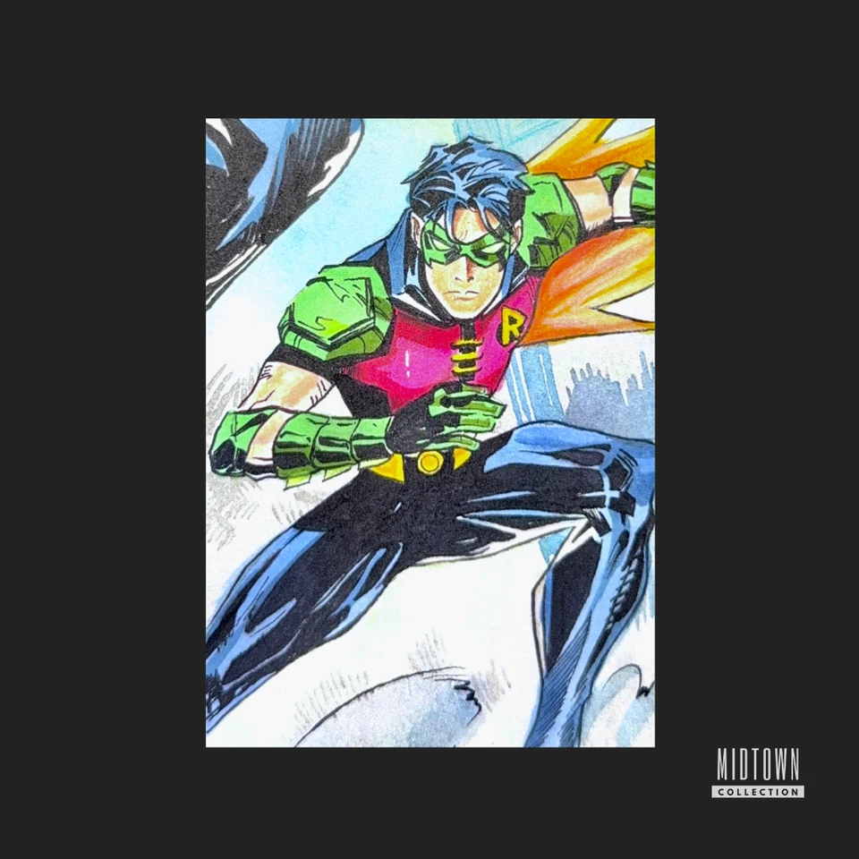 Robin - DC - 1/1 Original Artist Sketch Card (Signed) - Image 1 of 1