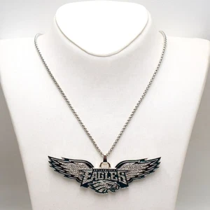 Collana con ciondolo aquile Filadelfia in argento - Foto 1 di 3