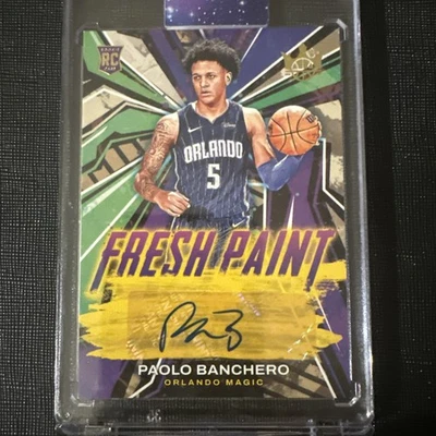2022-23 Panini Court Kings - Fresh Paint Paolo Banchero #FP-3 /199 (AU, RC) - Image 1 of 3
