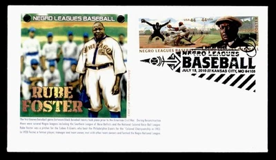 DR WHO 2010 FDC NEGRO LEAGUE BASEBALL SPORTS AFDCS GRAEBNER CACHET COMBO M58469 - Image 1 of 2