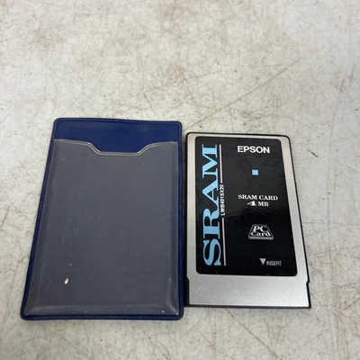 Rare Epson SRAM PC Ram Card 4 MB LWB401SX20 - Image 1 of 3