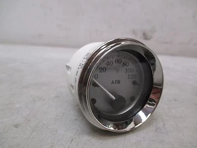 Harley Davidson Silver Faced Air Temp Gauge FLHX FLHTCU Street Glide 75166-01A Foto 1 de 4