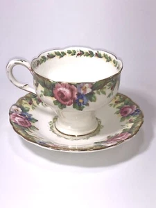 Paragon Wandteppich Rose Bone China England Tasse und Untertasse doppelte Garantie - Bild 1 von 8